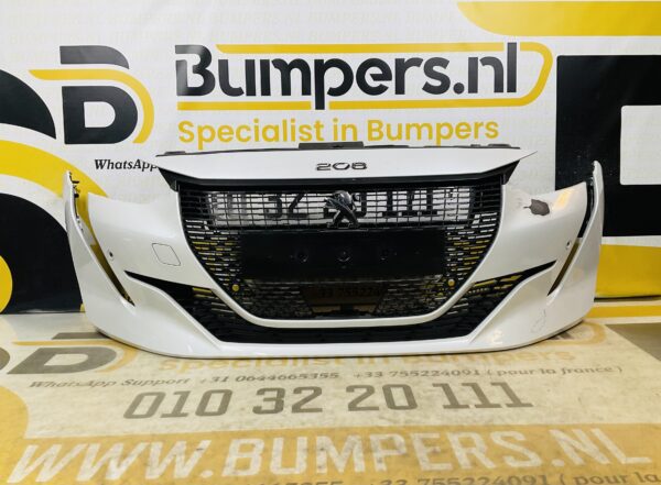 BUMPER Peugeot 208 GTline GT-Line 6xpdc 2019-2022  VOORBUMPER 2-H9-10708z