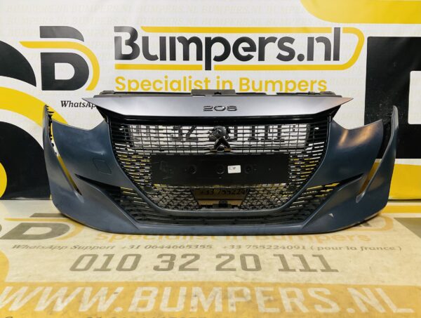 BUMPER Peugeot 208 GTline GT-Line 6xpdc 2019-2023 VOORBUMPER 2-H9-10711z
