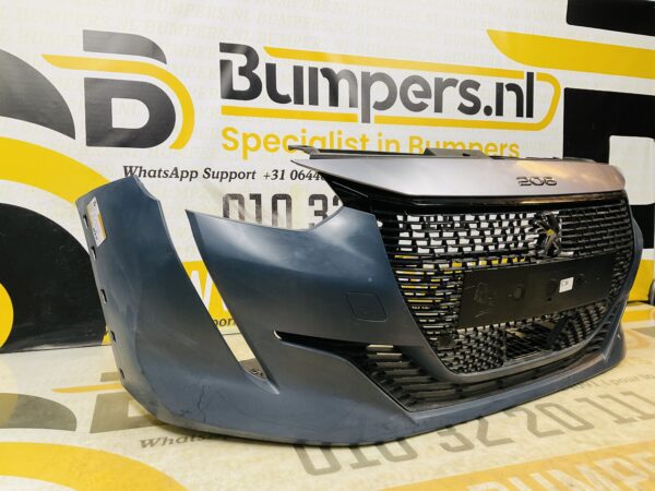 BUMPER Peugeot 208 GTline GT-Line 6xpdc 2019-2023 VOORBUMPER 2-H9-10711z
