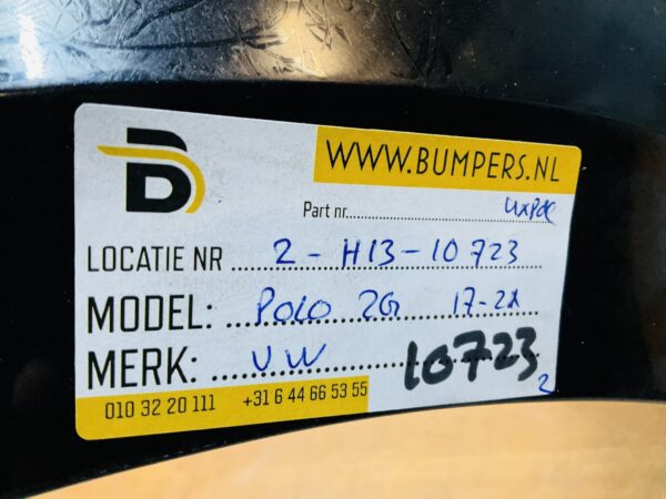 BUMPER Volkswagen Polo 2G 4xpdc 2017-2021  VOORBUMPER 2-H13-10723z
