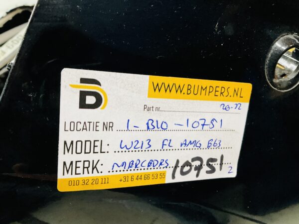 BUMPER Mercedes E Klasse W213 E63 AMG Facelift 6xpdc 2020-2022 VOORBUMPER 1-B10-10751z