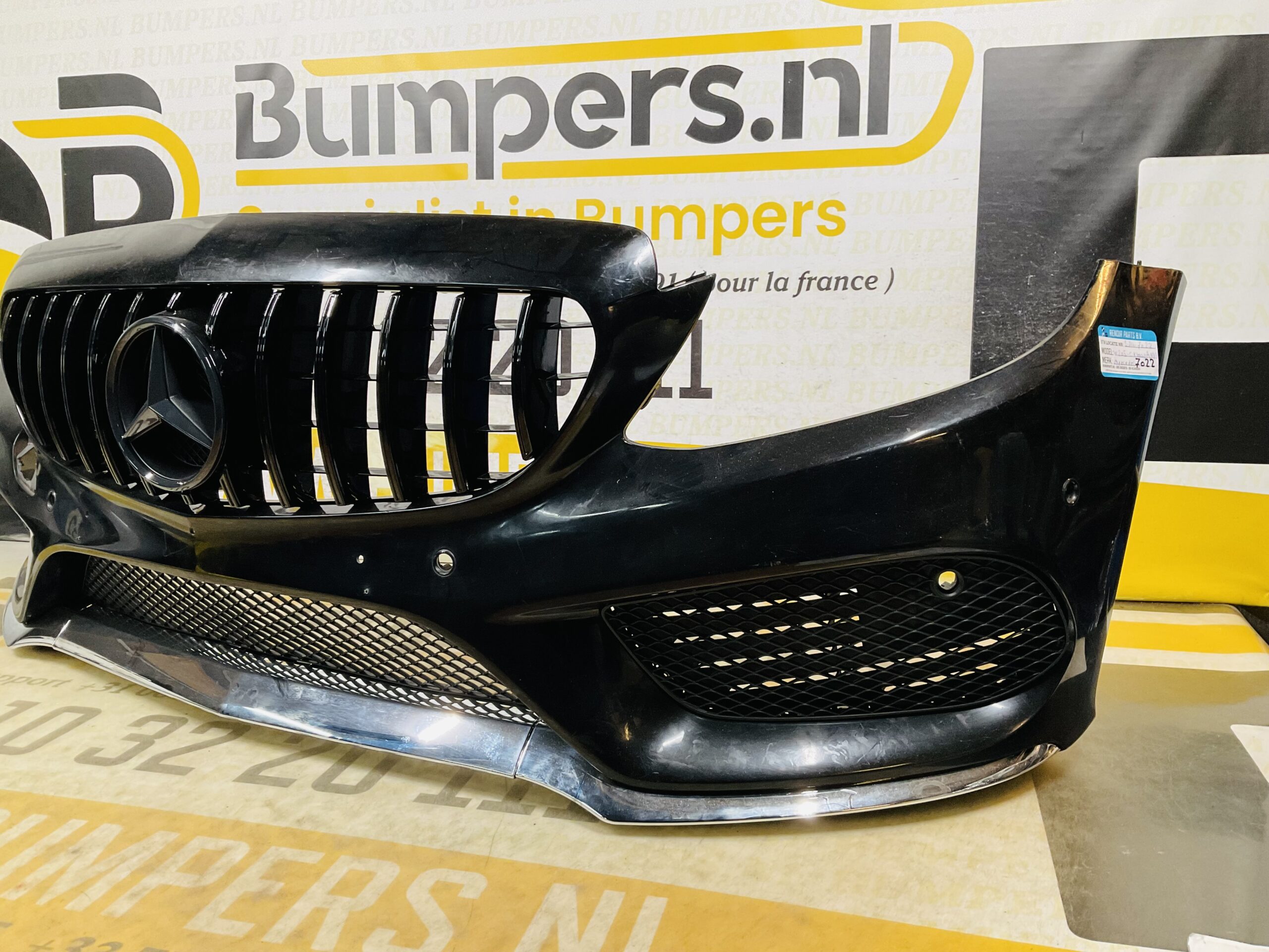 BUMPER Mercedes C Klasse W205 AMG 6xpdc 2014-2018 VOORBUMPER 1-Z6-10758z