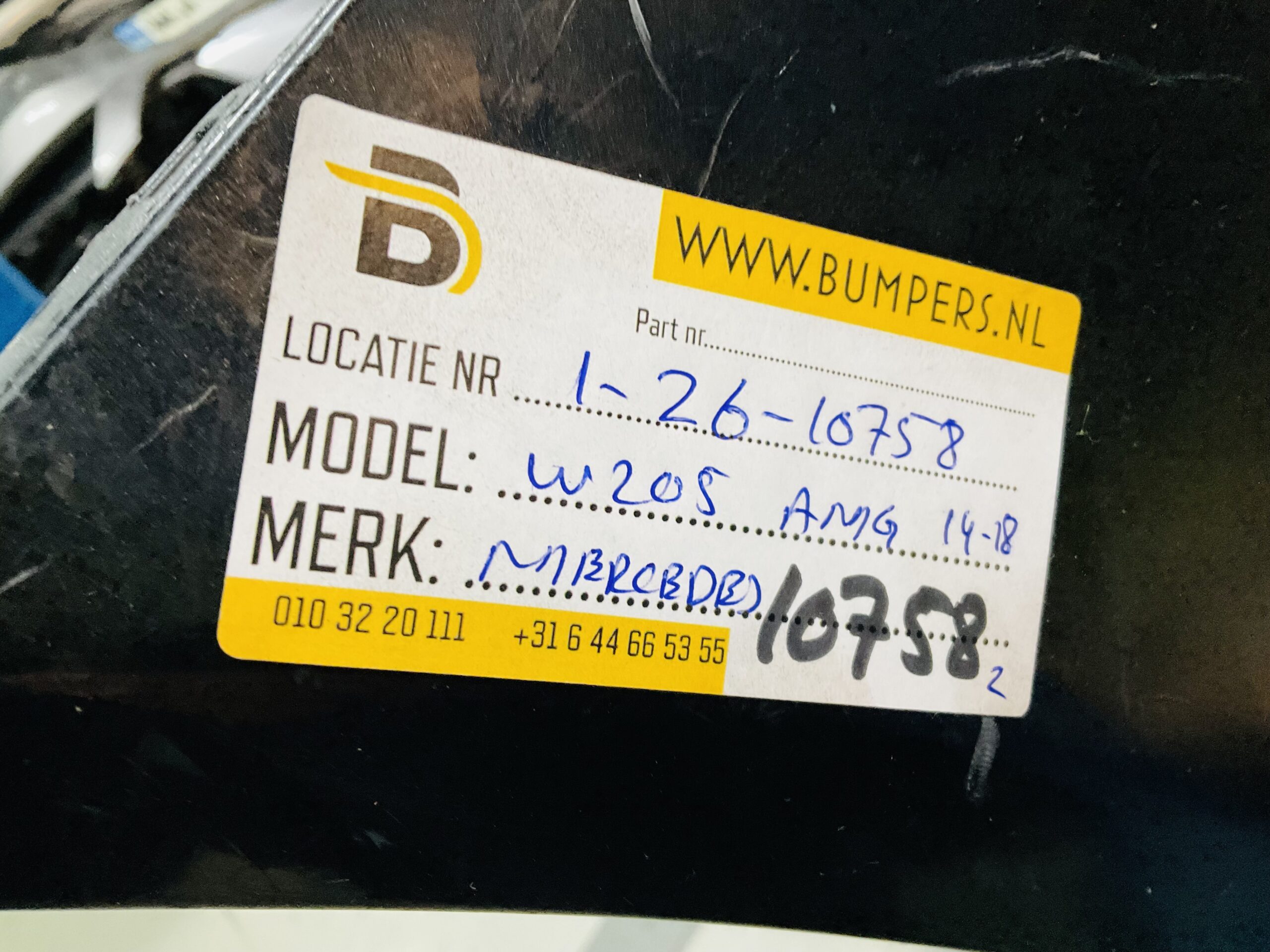 BUMPER Mercedes C Klasse W205 AMG 6xpdc 2014-2018 VOORBUMPER 1-Z6-10758z