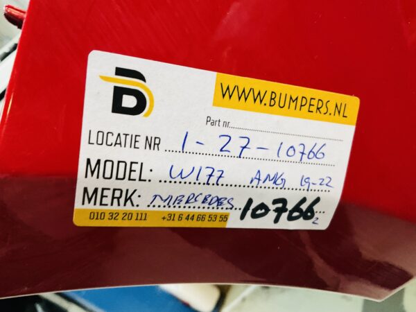 BUMPER Mercedes A Klasse W177 AMG 6xpdc 2019-2022 VOORBUMPER 1-Z7-10766z