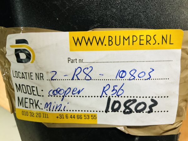 Bumperlip  Mini Cooper R56 2006-2013 146149-10 Bumperlip 2-R8-10803