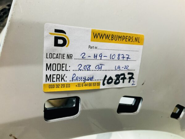 BUMPER Peugeot 208 GTLine GT-Line 6xpdc 2019-2023 VOORBUMPER 2-A7-10877z