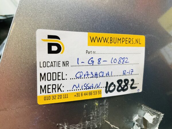 BUMPER Nissan Qashqai J10 2010-2016 62022BR10H  VOORBUMPER 1-G8-10882z