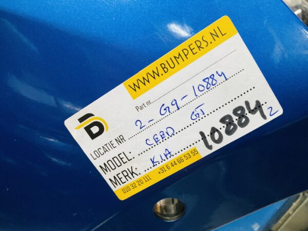 BUMPER Kia Ceed GTline GT-Line 6xpdc  VOORBUMPER 2-G9-10884z