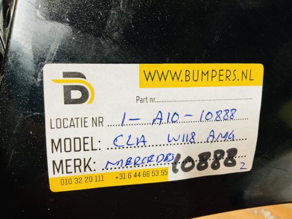 BUMPER Mercedes CLA W118 Amg 6xpdc 2019-2022 VOORBUMPER 1-A10-10888z