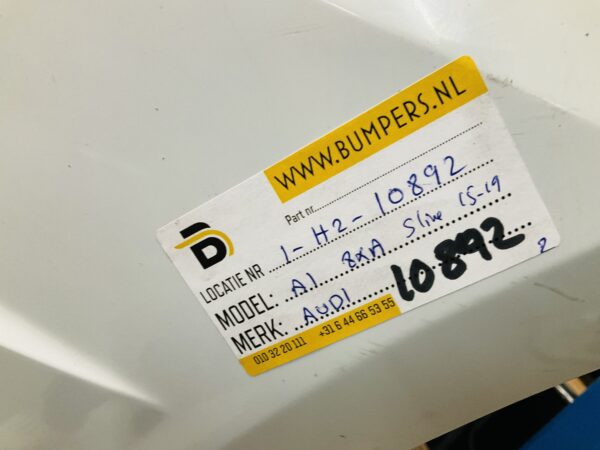 BUMPER Audi A1 8XA Sline S-Line kls 2015-2019  VOORBUMPER 1-H2-10892z