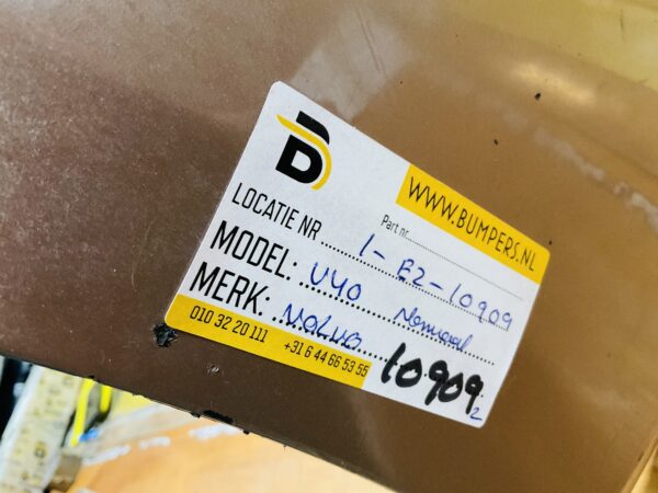 BUMPER Volvo V40 Normaal kls VOORBUMPER 1-E2-10909z
