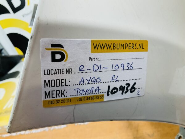 BUMPER Toyota Aygo Facelift 2017-2021  VOORBUMPER 2-D1-10936z