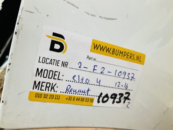 BUMPER Renault Clio 4 Facelift  2016-2019 VOORBUMPER 2-F2-10937z