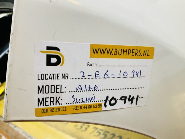 BUMPER Suzuki Alto 2007-2015 VOORBUMPER 2-E1-10941z