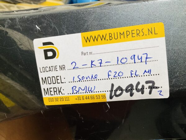 BUMPER BMW 1 Serie F20 F21 MPakket M-Pakket Facelift VOORBUMPER 2-K7-10947z