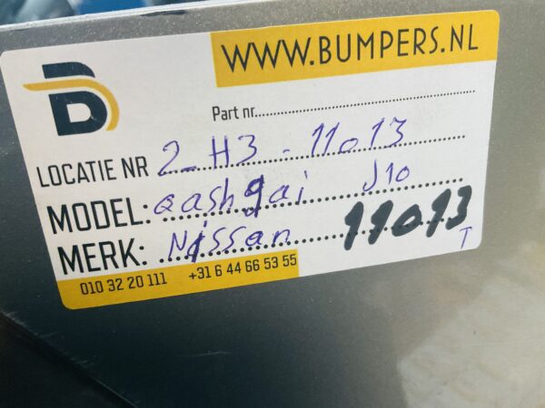 Achterbumper Nissan Qashqai Orgineel Bumper 2-H3-11013