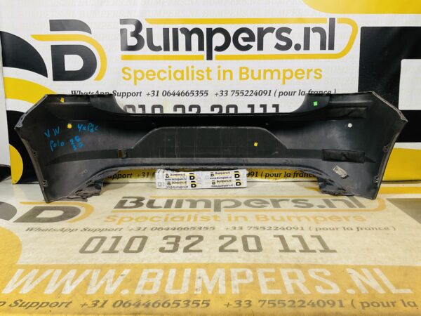 Achterbumper Volkswagen Polo 2G 2017-2023 4xpdc 2G6807421 Origineel Bumper 2-H2-11023