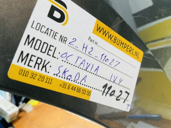 Achterbumper Skoda Octavia IV4 2019-2023 5E7807421 Origineel Bumper 2-H2-11027
