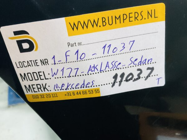 Achterbumper Mercedes A Klasse W177 AMG Sedan A1778859001 Origineel Bumper 1-F10-11037