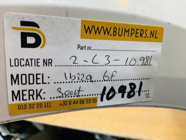 BUMPER Seat Ibiza 6F 6F0807221 VOORBUMPER 2-C3-10981z