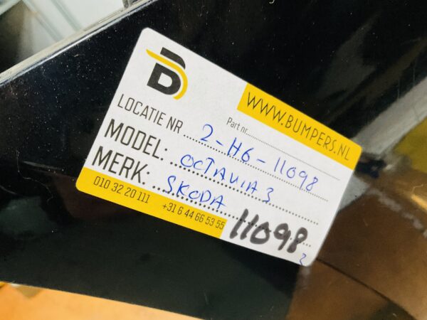 BUMPER Skoda Octavia 3 4xpdc kls 2012-2017  VOORBUMPER 2-H6-11098z