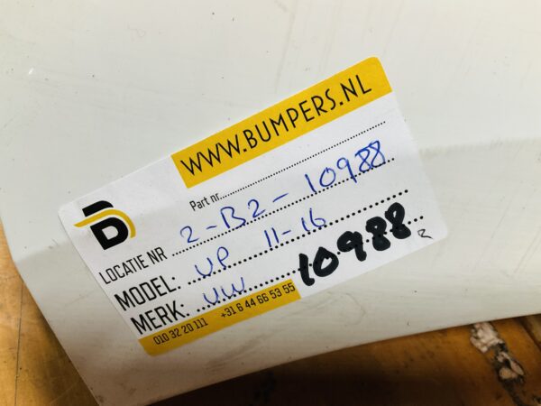 BUMPER Volkswagen UP 2011-2016 VOORBUMPER 2-B2-10988z