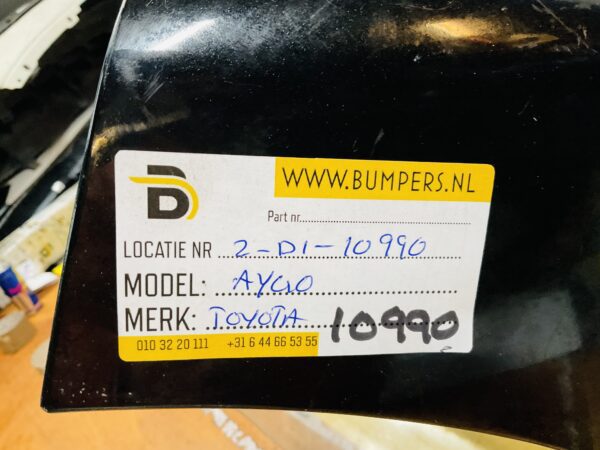 BUMPER Toyota Aygo 2008-2012 VOORBUMPER 2-D1-10990z