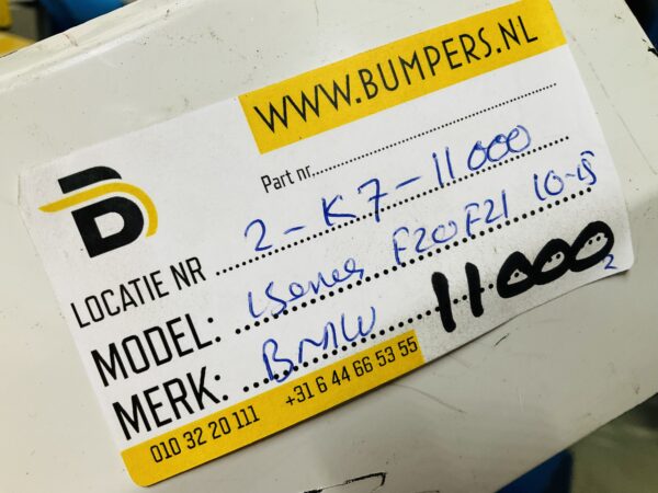 BUMPER BMW 1 Serie F20 F21 2010-2015 VOORBUMPER 2-K7-11000z