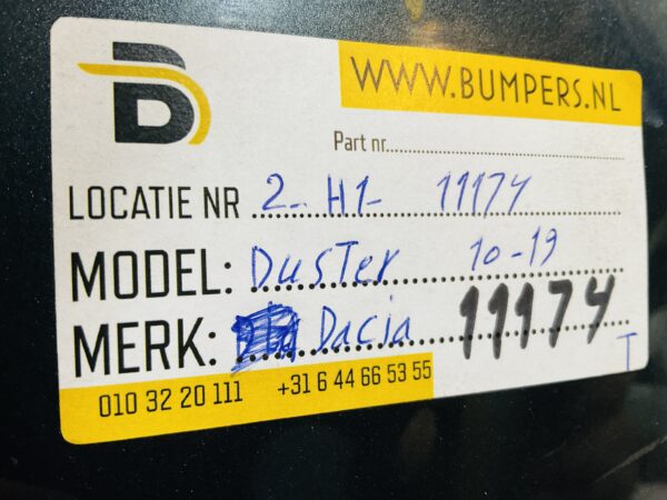 Bumper Dacia Duster 2009-2013 85022033R Achterbumper 2-H1-11174T