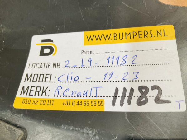 Onderplaat Renault Clio 5 622567599R  Bumperlip 2-R1-11182T