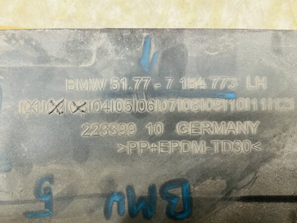 Zijskirt BMW 5 Serie Links 7184773LH Dorpel 2-L2-11187T