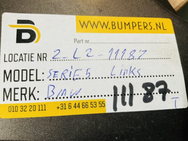 Zijskirt BMW 5 Serie Links 7184773LH Dorpel 2-L2-11187T