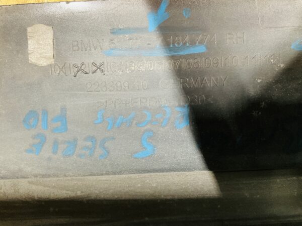 Zijskirt BMW 5 Serie F10 Rechts 7184774RH Dorpel 2-L2-11188T