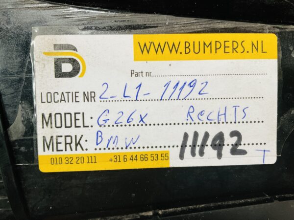 Zijskirt BMW 4 Series G26x Grand Coupe Rechts  Dorpel 2-L1-11192T