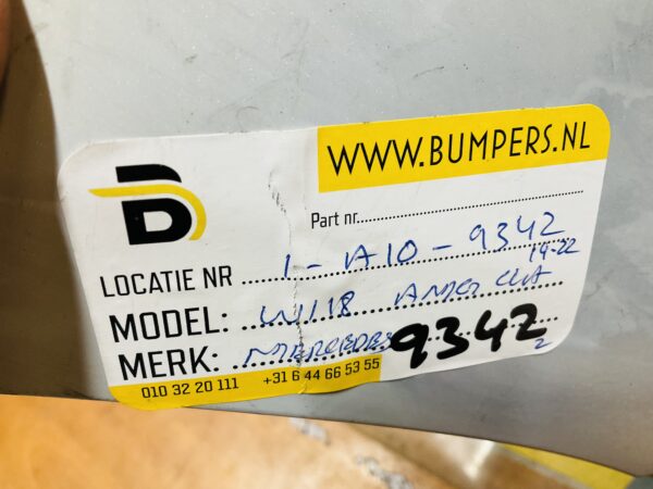 BUMPER Mercedes CLA W118 AMG 6xpdc 2019-2022 VOORBUMPER 1-A10-9342z
