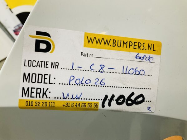 BUMPER Volkswagen Polo 2G  GTI Rline R-line 6xpdc 2017-2021 VOORBUMPER 1-C8-11060z