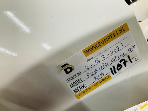 BUMPER Kia Picanto GTline GT-Line 2017-2021 VOORBUMPER 2-G7-11071z