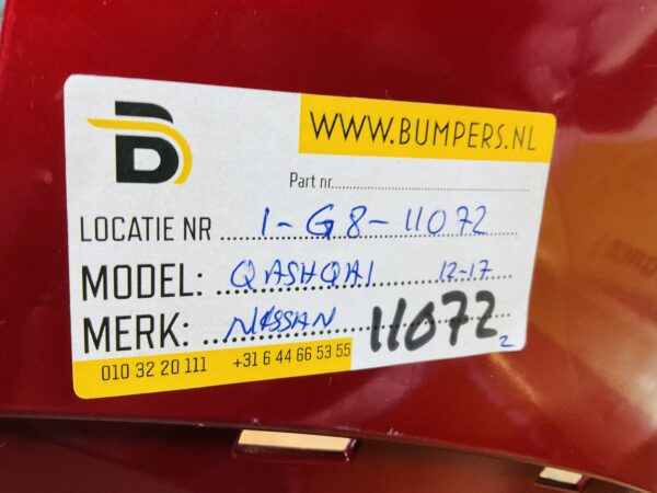 BUMPER Nissan Qashqai 2011-2017 VOORBUMPER 1-G8-11072z