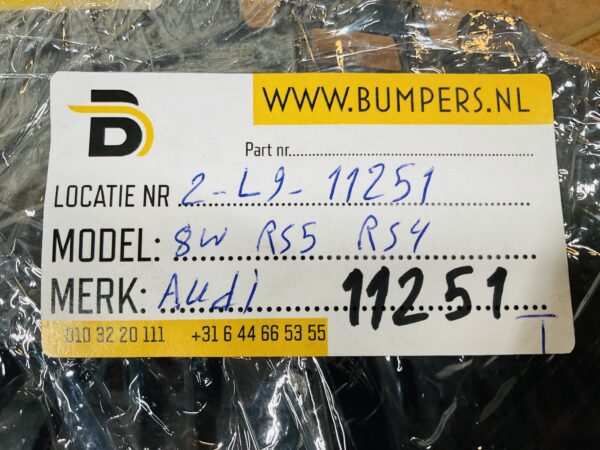 Onderplaat Audi RS5 8W Rs4 8W6807611B Onderplaat 2-R1-11251T