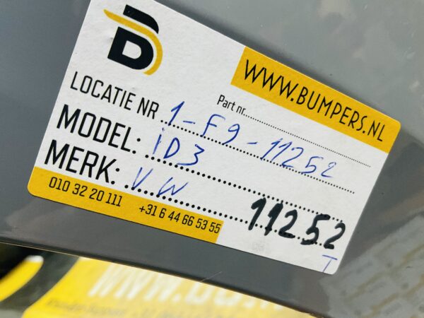 BUMPER Volkswagen iD3 Achterbumper 1-F9-11252t