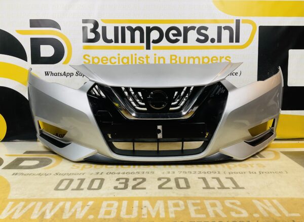 BUMPER Nissan Micra K14 + grill Logo VOORBUMPER 1-G7-11075z
