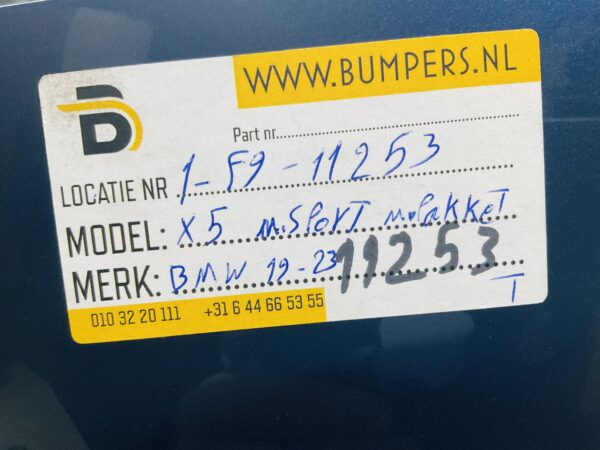 BUMPER BMW X5 Mpakket Sport 2019-2023 Achterbumper 1-F9-11253T