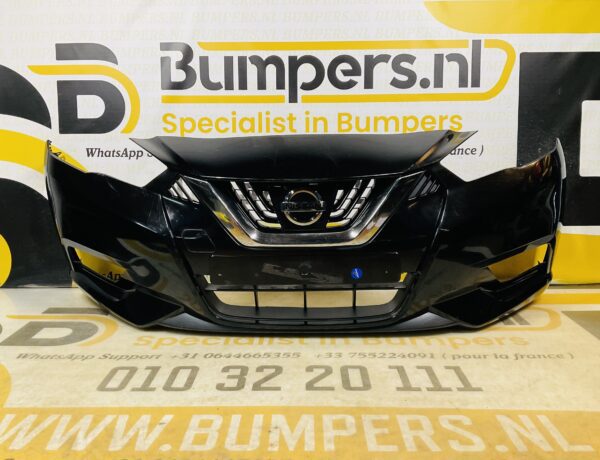 BUMPER Nissan Micra K14 + grill Logo VOORBUMPER 1-G7-11077z