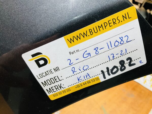 BUMPER Kia Rio 2017-2021 VOORBUMPER 2-G8-11082z