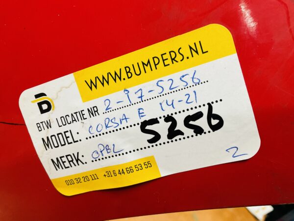 BUMPER Opel Corsa E 2014-2021 VOORBUMPER 2-i7-5256z