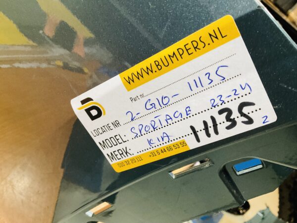 BUMPER Kia Sportage Normaal 2023-2024 VOORBUMPER 2-G10-11135z