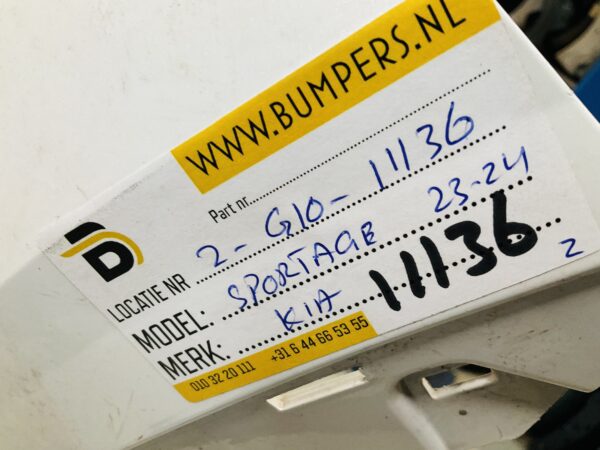BUMPER Kia Sportage GTline GT-Line 2023-2024 VOORBUMPER 2-G10-11136z