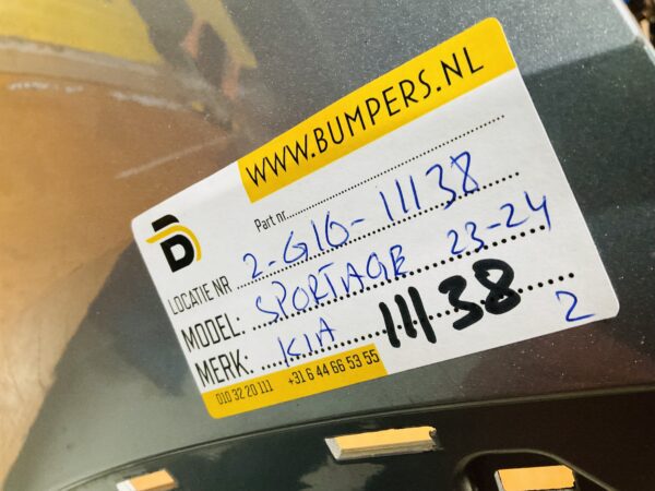 BUMPER Kia Sportage Normaal 2023-2024 VOORBUMPER 2-G10-11138z