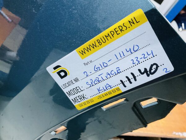 BUMPER Kia Sportage Normaal 2023-2024 VOORBUMPER 2-G10-11140z