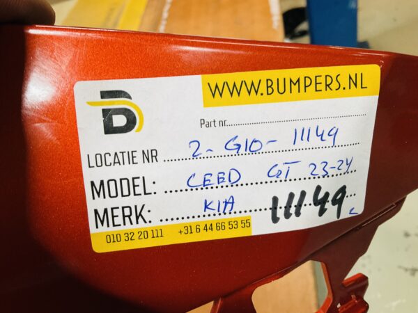 BUMPER Kia Ceed GTline GT-Line 2023-2024 VOORBUMPER 2-G10-11149z
